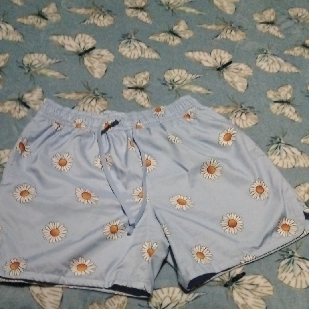Floral Nike  Blue Women's Shorts